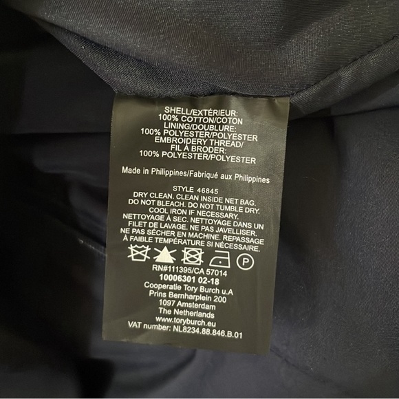 Tory Burch Bailey Dress in Tory Navy - Picture 7 of 8